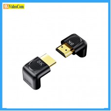 UNITEK A1046ABK 8K HDMI 90度和270度直角轉接器 (支援 8K@60Hz/4K@120Hz HDR 影像) 785-3252-P 